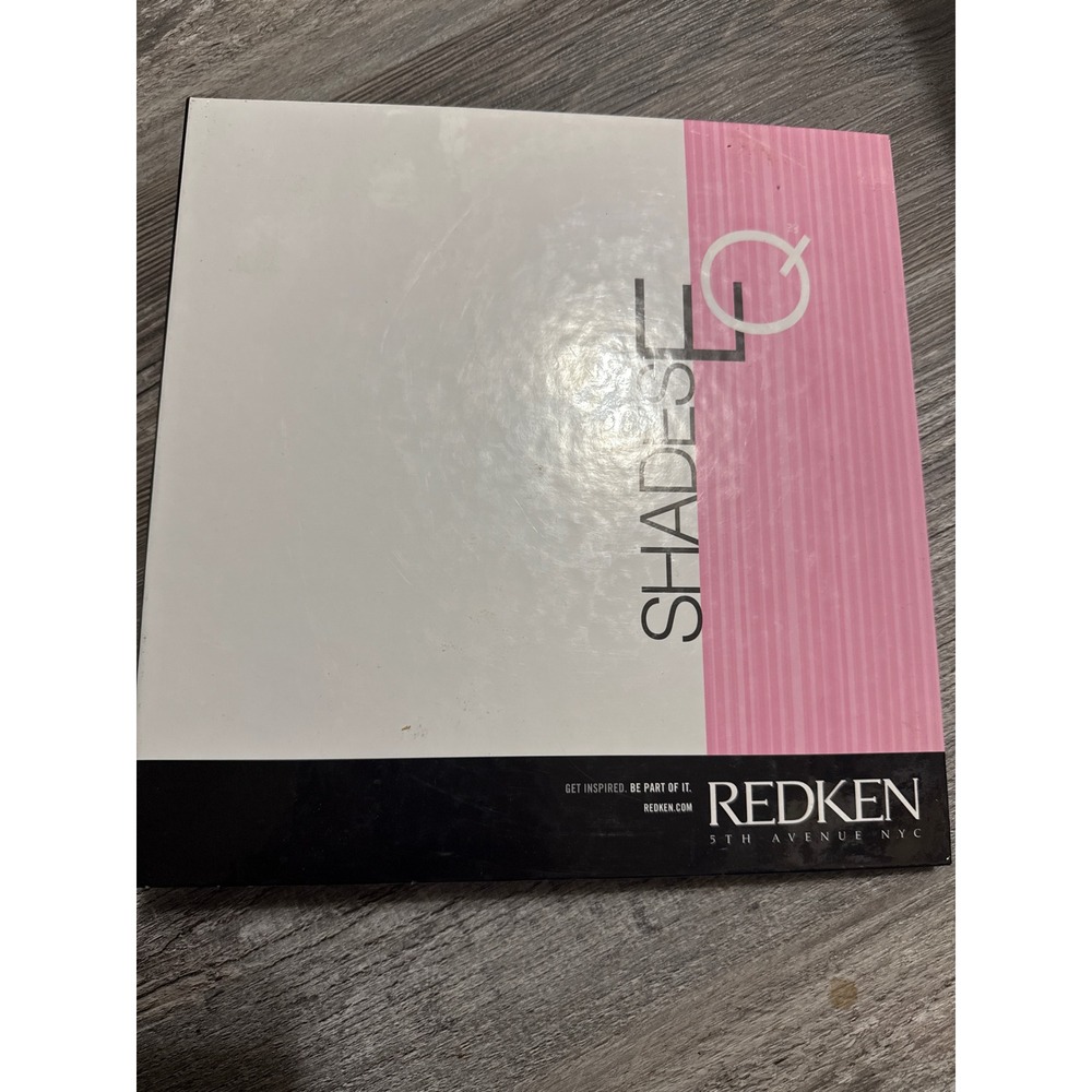 Redken Shades EQ Hair Color Swatch Book Binder Cream Cover Plus Salon Reference